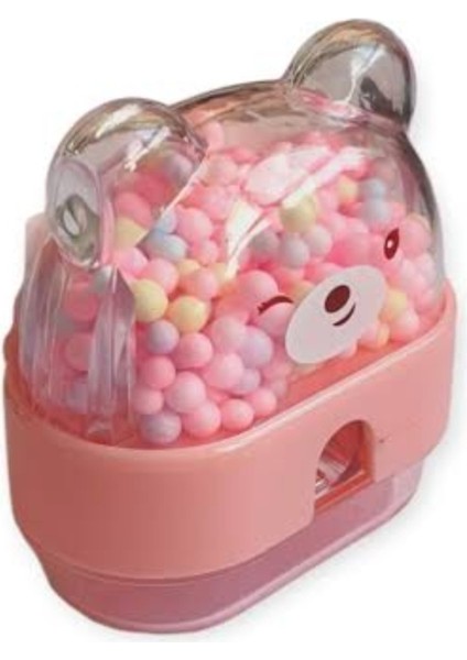 Renkli Köpüklü Boncuklu Kalemtıraş – Eğlenceli ve Şirin Tasarım fiyatları