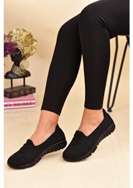 Kadın Siyah Beyaz Bağcıksız Rahat Hafif Memory Kalın Taban Yürüyüş Anne Günlük Bez Spor Ayakkabı fiyatları