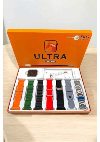 Akıllı Saat 7 Kordonlu Metal,plastik ve Hasır Kordon Seçeneği indirimleri