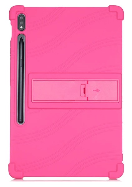 Ally Galaxy Tab S8 S7 T870 / T875 11 Inç Standlı Silikon KILIF-(5775) - ?96?61E0-2G8296