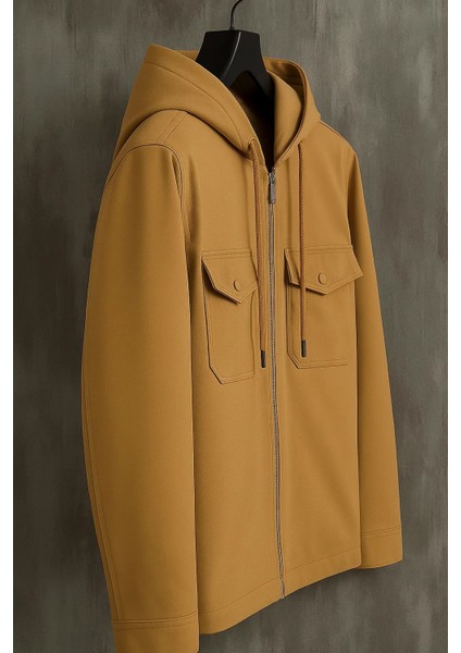 Erkek Oversize Premium Kahve Kapşonlu Mont fiyatları