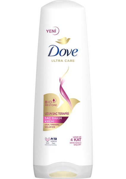 Ultra Care Saç Bakım Kremi Uzun Saç Terapisi Uzun Yıpranmış Saçlar Için 350 ml 2 Adet