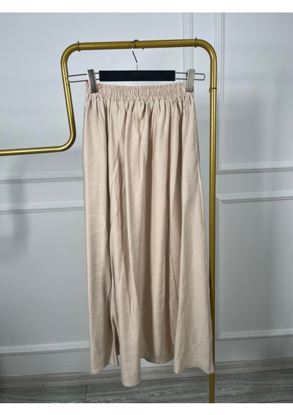 5036 Beli Lastikli Gizli Cepli Tensel Etek