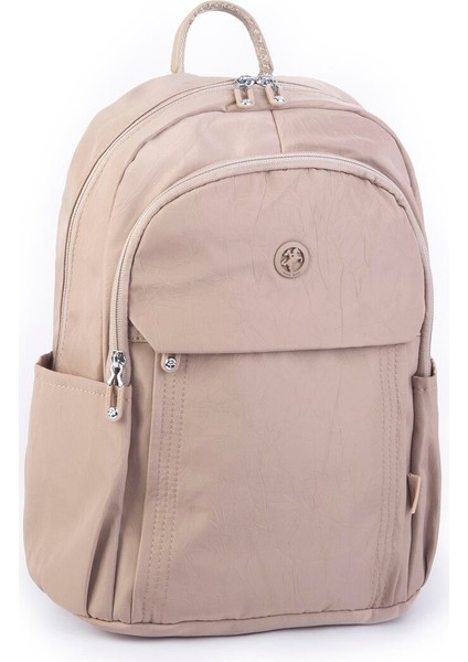 Kadın Çok Gözlü Geniş Iç Hacimli Su Geçirmez Sırt Çantası