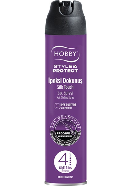 2 Adet Hobby Saç Spreyi Styleprotect Ipeksi Dokunuş 250ML