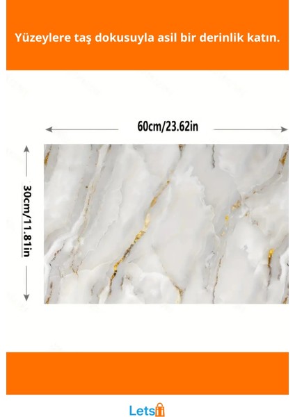 Vinil Beyaz Mermer Desenli Su Geçirmez Alüminyum Plastik Duvar Sticker fiyatları