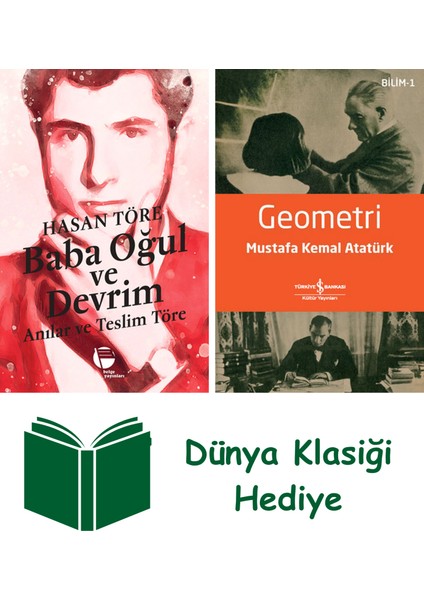 Baba Oğul ve Devrim + Geometri + Dünya Klasiği Hediye