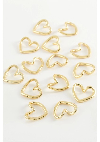 Kalp Metal Bileklik ve Kolye Ucu Aparatı 1 Adet