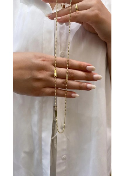 14 Ayar Altın Dorikalı Plaka Kolye 893 fırsatları