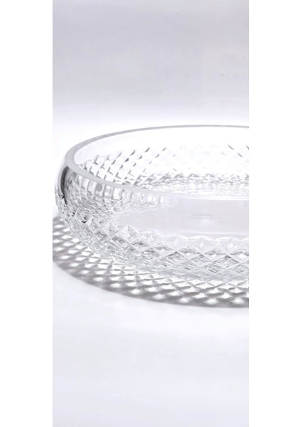 28CM Karizma Meyvelik Sunumluk Lüks Kesme Kristal fırsatları