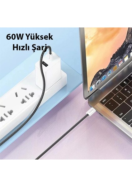 Hoco X104 60W Type-C To Type-C Hızlı Data ve Şarj Kablosu 1M-(5775) - ?46?51E7-5G5646 indirimleri