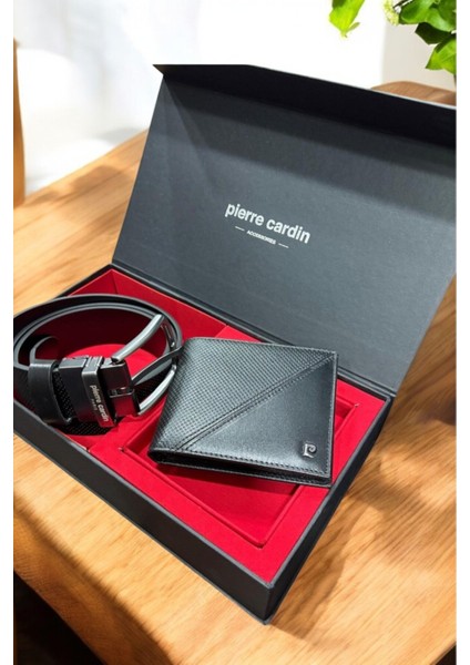 Erkek Günlük Ikili Deri Kemer & Yatay Cüzdan Hediyelik Çeyizlik Set L1.PC.004.12.C19 modelleri