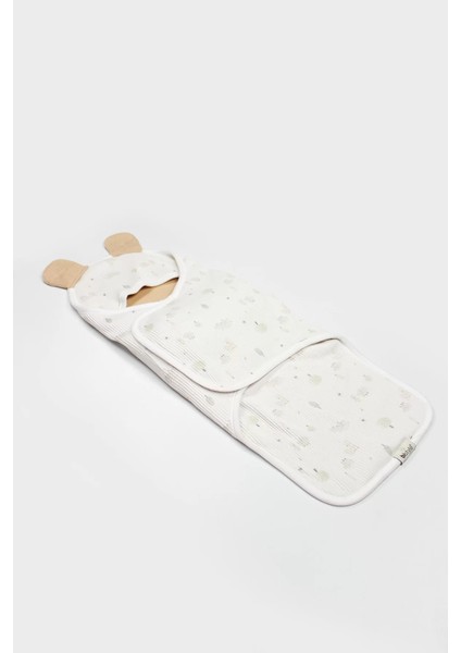 Litaetrend Always Dream Organik Bel Destekli Kundak 75101 Ekru Gri Siyah