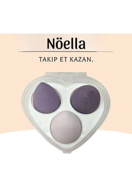 Kutulu 3’lü Makyaj Süngeri + Profesyonel Makyaj Fırçası Seti – Fondöten, Kapatıcı ve Allık Için Beauty Blender Seti