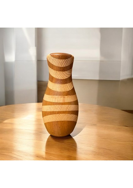 🌿 El Yapımı Ireko ve Çam Ağacından Ahşap Vazo modelleri