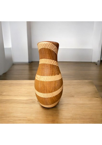 🌿 El Yapımı Ireko ve Çam Ağacından Ahşap Vazo indirimleri