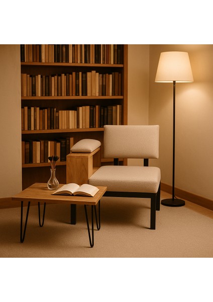 Tekli Koltuk, Kitaplıklı,sehpalı, Modüler (Sontuk Model)