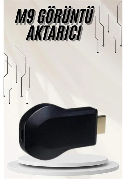 Kablosuz Hdmı Ses ve Görüntü Aktarıcı Kolay Taşınabilir Yüksek Çözünürlüklü