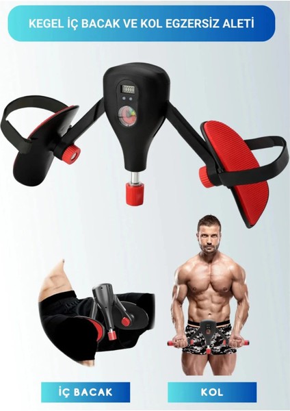 Iç Bacak Egzersiz Aleti 35 kg Ayarlanabilir Kegel Cihazı Pelvik Kas Aleti Kalça Kol Sıkılaştırıcı