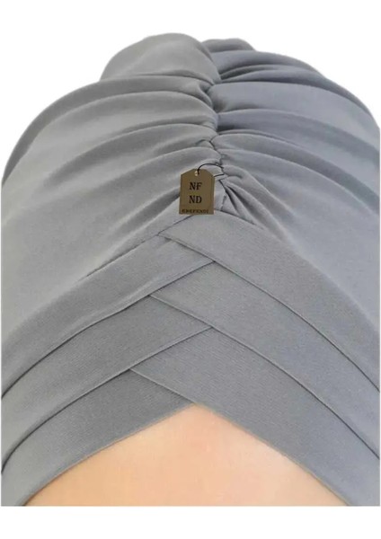 Üç Bantlı Dış Bone | Gri Hijab • Tesettür Giyim Için Şık • Modern • Pratik ve Konforlu Kullanım modelleri