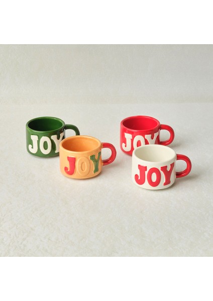 New Year Yılbaşı Joy Standlı 4 Kişilik Çay Fincan Takımı 150 ml fiyatları