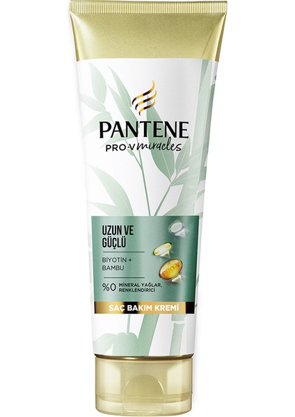 3 Adet Pantene Miracles Bambu Biotin Uzun ve Güçlü Serisi Saç Bakım Kremi 275 ml fiyatları