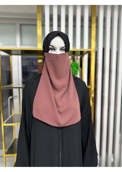 Iç Peçe Dikdörtgen ,hijab.nikap Gül Kurusu fiyatları