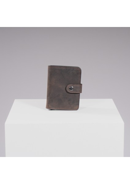 Thyke Vintage Deri Cüzdan Kartlık