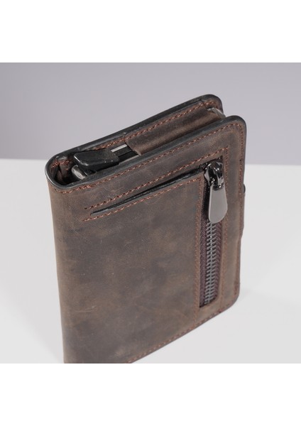 Thyke Vintage Deri Cüzdan Kartlık fırsatları