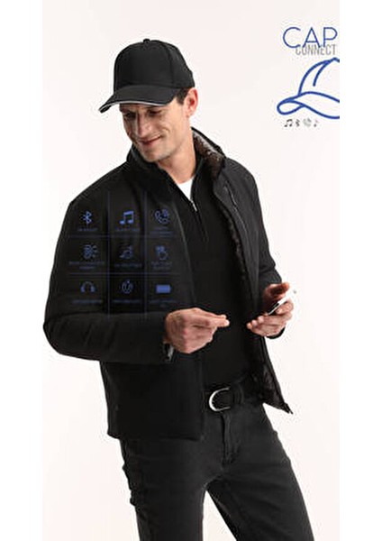 Siyah %100 Pamuk Sapka