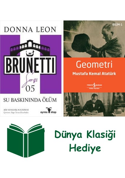 Su Baskınında Ölüm + Geometri + Dünya Klasiği Hediye