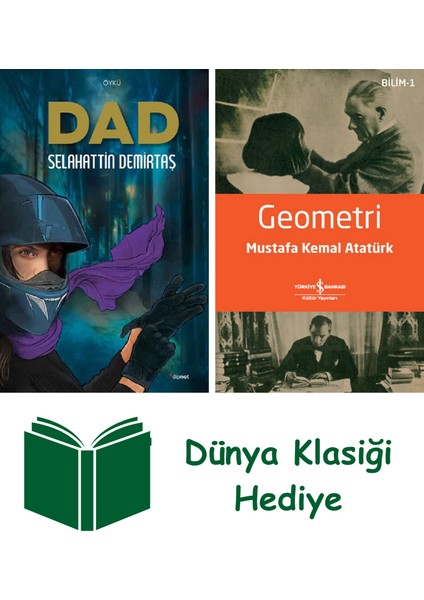 Dad + Geometri + Dünya Klasiği Hediye