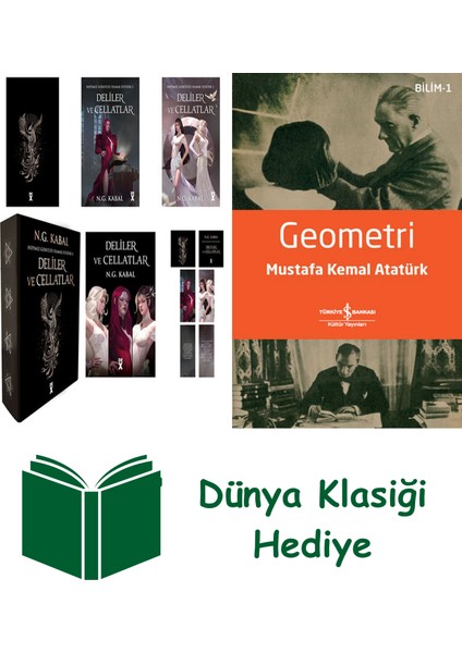 Hepimiz Gökyüzü Olmak Istedik 3 - Deliler ve Cellatlar (Kutulu - Ciltli) + Geometri + Dünya Klasiği Hediye
