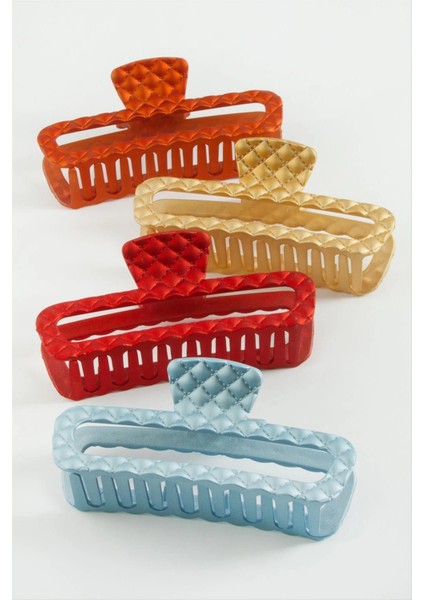 Dikdörtgen Renkli Mandal Toka 12 cm