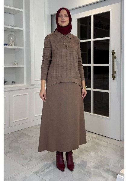 Kumsal Triko Takım Sütlü Kahve fırsatları