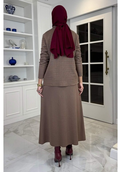 Kumsal Triko Takım Sütlü Kahve indirimleri