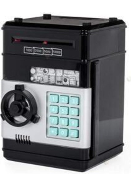 Şifreli Kasa Atm Elektronik Kumbara - Siyah
