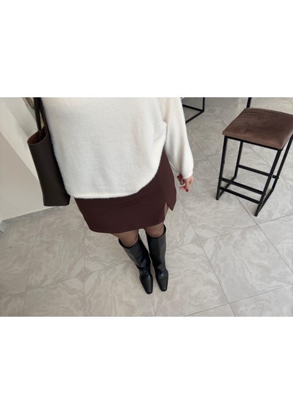 Yırtmaç Detaylı Şort Etek fırsatları