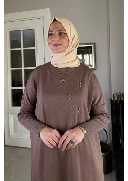 Melda Triko Tunik Sütlü Kahve fiyatları