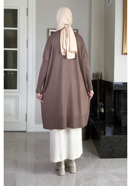 Melda Triko Tunik Sütlü Kahve indirimleri