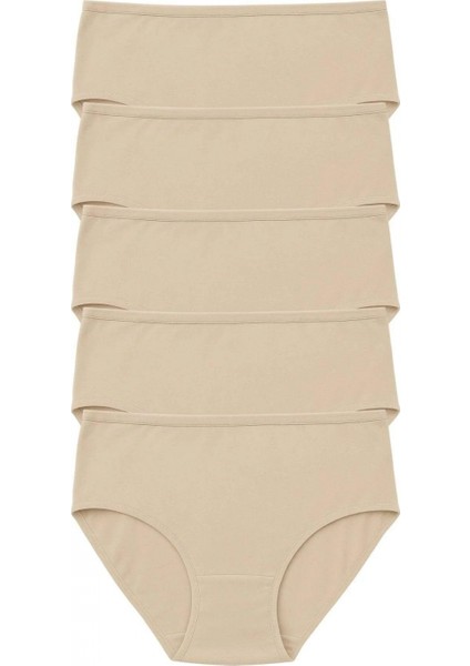 PK40003 Büyük Beden Yüksek Bel Külot 5 Li Paket