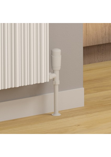 Bamboo Alüminyum Dikey Radyatör 1800x239 mm 2 Dilim Dokulu Beyaz | 529 W Yüksek Isıl Güç | 5 Yıl Üretici Garantisi modelleri