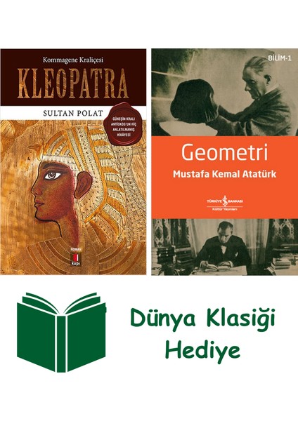 Kleopatra + Geometri + Dünya Klasiği Hediye