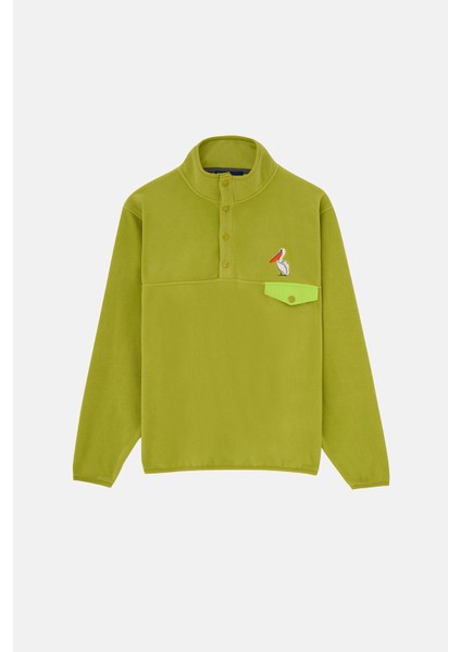 Pelikan Polar Popover Sweatshirt - Fıstık Yeşili