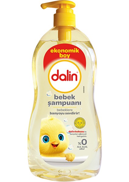 3 Adet Dalin Şampuan Klasik 900 ml