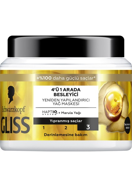 Nutritive Saç Bakım Maskesi 400ML 3 Adet