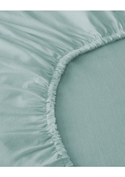 Novella Premium Soft Cotton Tek Kişilik Lastikli Çarşaf 100X200 cm Açık Mavi modelleri