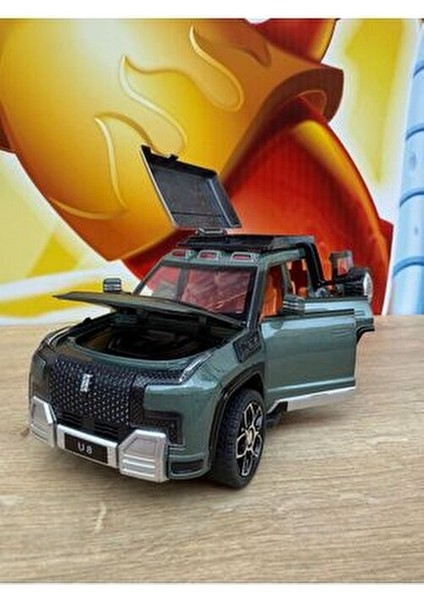 1:24 Byd Yangwang U8 Diecast Model Araba Sesli Işıklı Açılan Kapılar Byd Model Araba