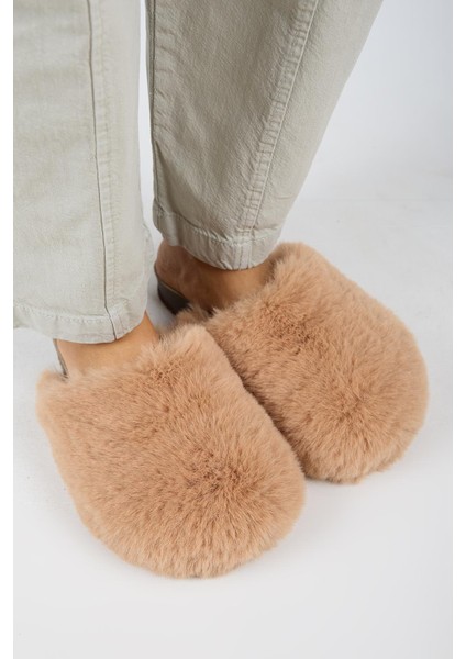 Gaye Kadın Peluş Düz Taba Terlik fiyatları