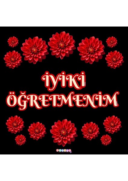 Iyiki Öğretmenim Pano Süsü